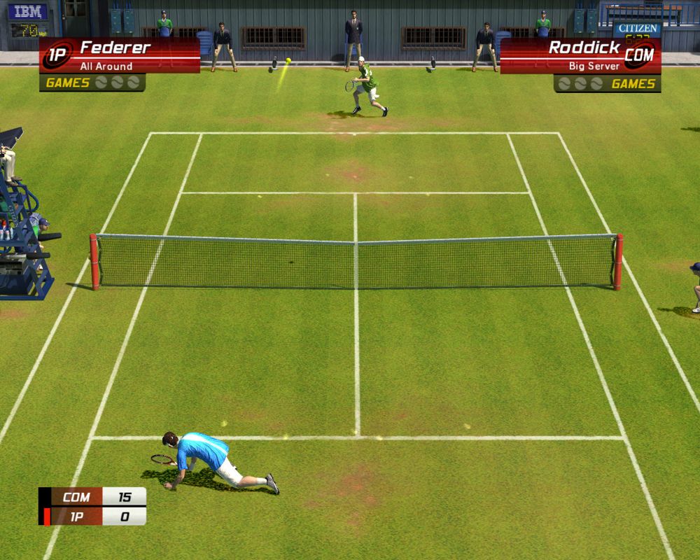 Virtua Tennis 3 (Windows) screenshot: Just got that ball