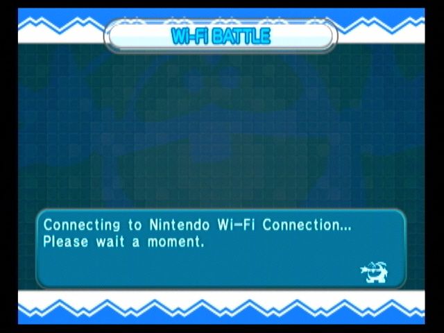 Dr. Mario Online Rx (Wii) screenshot: Connecting to the internet