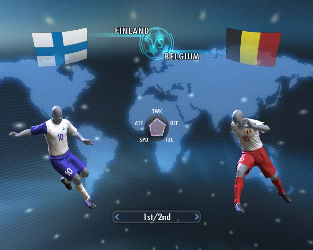 PES 2008: Pro Evolution Soccer (Windows) screenshot: Choose the teams' clothing