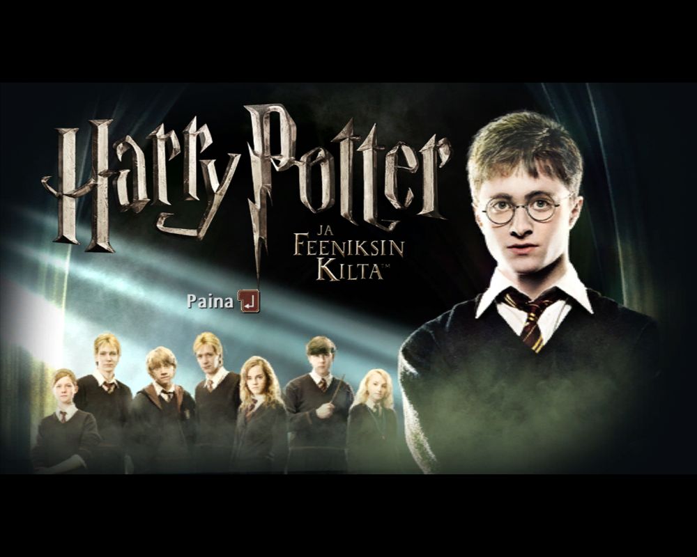 Harry Potter and the Order of the Phoenix (Windows) screenshot: Title screen