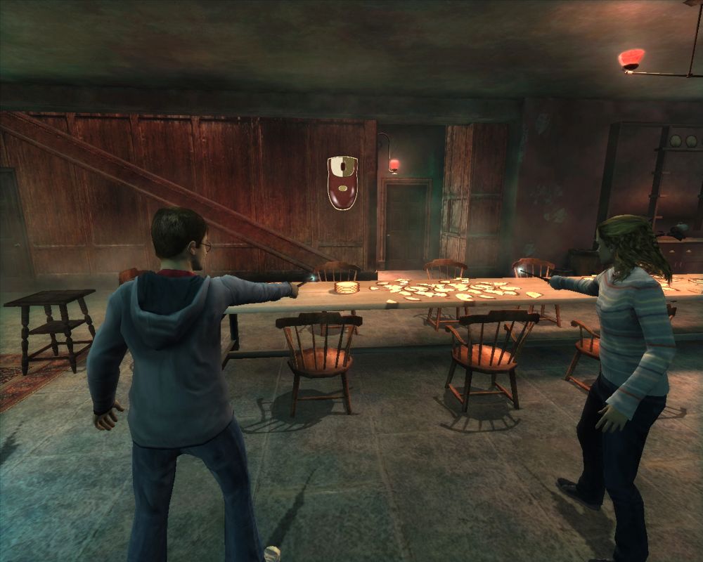 Harry Potter and the Order of the Phoenix (Windows) screenshot: You can repair broken objects with magic.