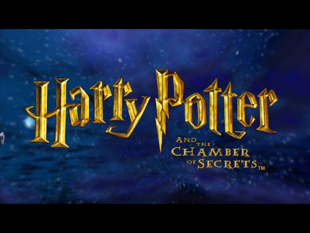 Harry Potter and the Chamber of Secrets (Windows) screenshot: Title screen