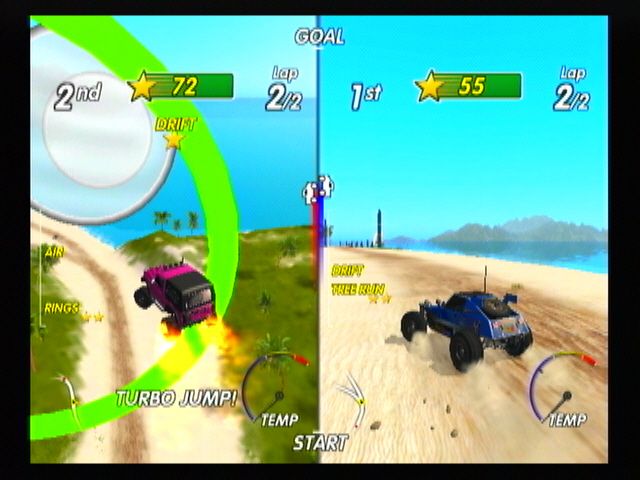 Excite Truck (Wii) screenshot: Air rings