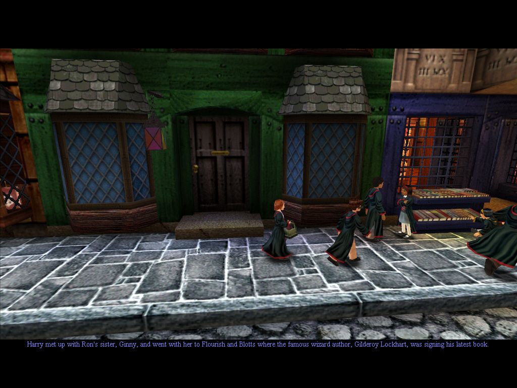 Harry Potter and the Chamber of Secrets (Windows) screenshot: Harry Potter and friends