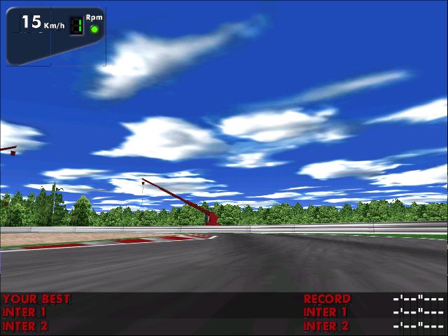 Monaco Grand Prix Racing Simulation 2 (Windows) screenshot: This is the best weather to make your record time
