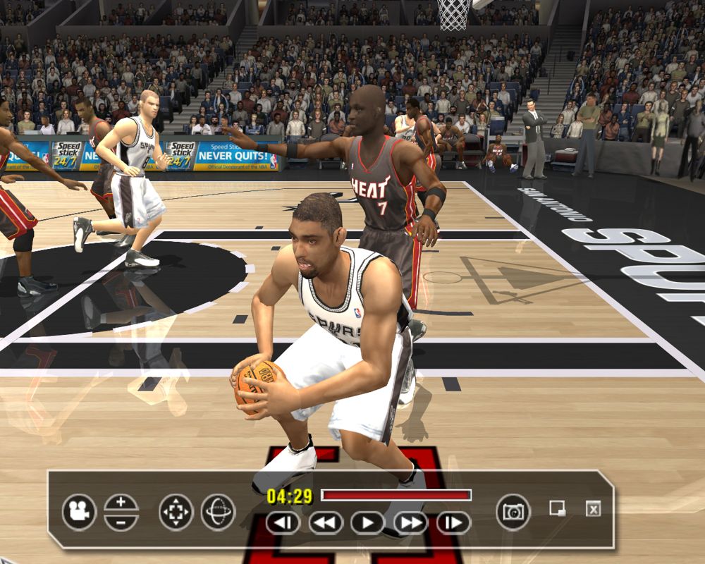 NBA Live 2004 (Windows) screenshot: Replay mode