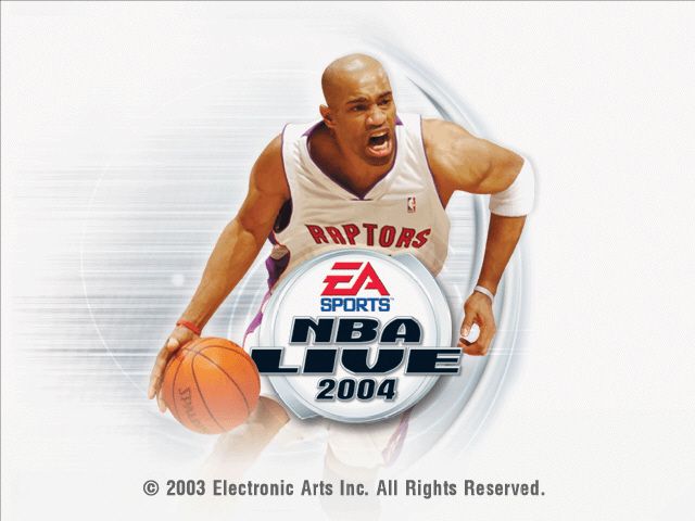 NBA Live 2004 (Windows) screenshot: Title screen