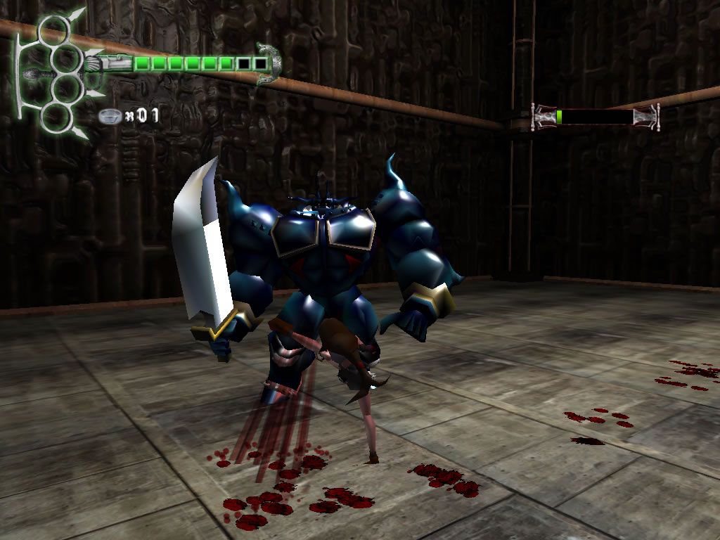Avalanche (Windows) screenshot: This one is slow, but he has powerful blows.