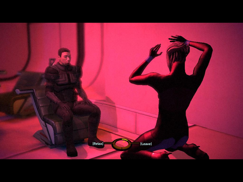 Mass Effect (Windows) screenshot: Before saving the galaxy, I need to relax!