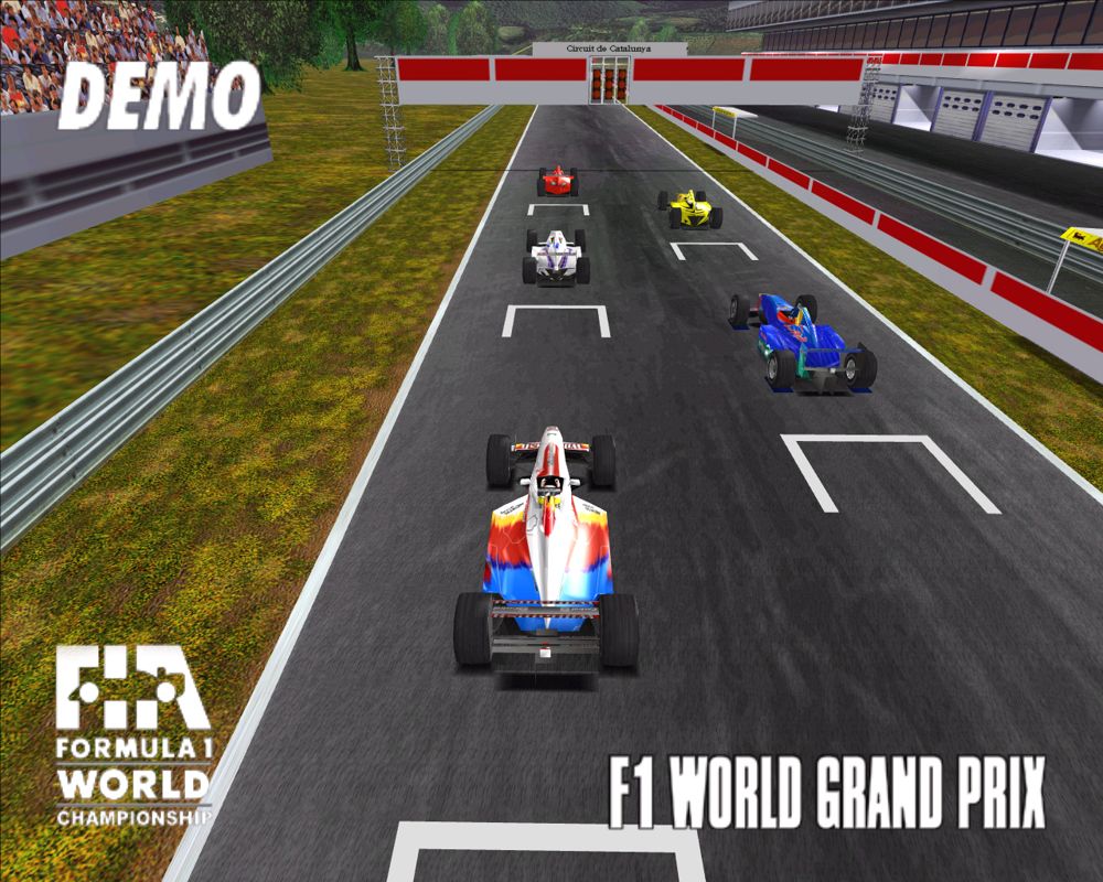F1 World Grand Prix (Windows) screenshot: Demo mode