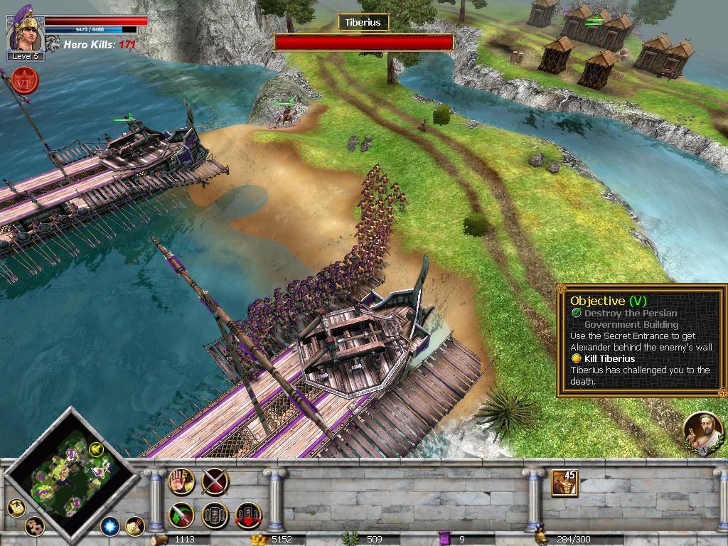 Rise & Fall: Civilizations at War (Windows) screenshot: An army disembarks