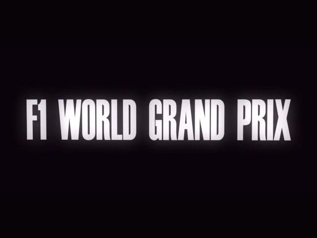 F1 World Grand Prix (Windows) screenshot: Title screen