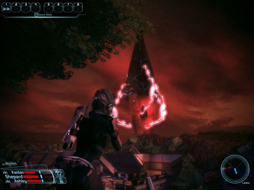 Mass Effect (Windows) screenshot: This doesn't look good.