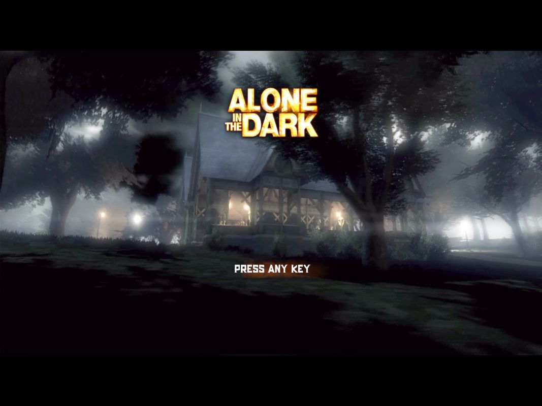 Alone in the Dark (Windows) screenshot: Title screen