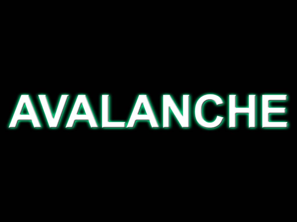 Avalanche (Windows) screenshot: Title screen