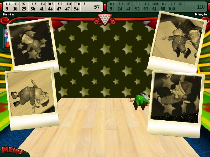 Elf Bowling 7 1/7: The Last Insult (Windows) screenshot: Near the end, some snapshots are taken. Ah, memories.