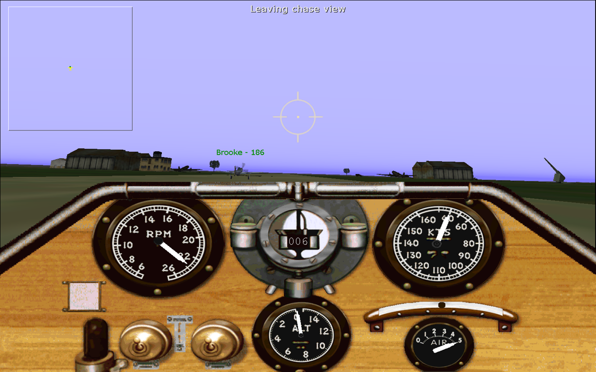 Microsoft Combat Flight Simulator: WWII Europe Series (Windows) screenshot: Main mission level