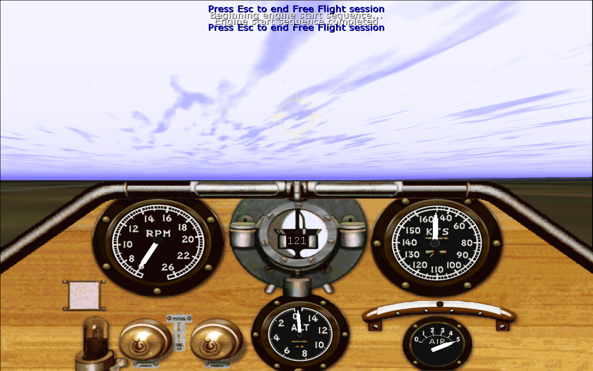 Microsoft Combat Flight Simulator: WWII Europe Series (Windows) screenshot: Cockpit