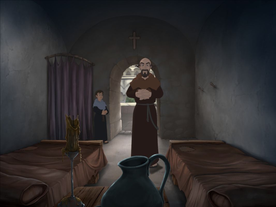 Murder in the Abbey (Windows) screenshot: Leonard's and Bruno's cell