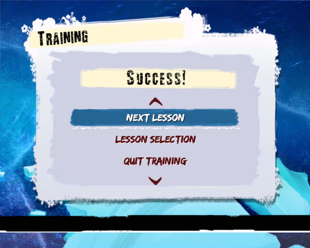 Surf's Up (Windows) screenshot: Training passed