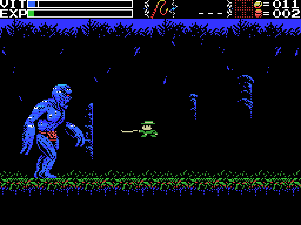 La-Mulana → La-Mulana(2011)|La-Mulana(PCフリーウェア版)|ゲーム画面例(資料画像 1)