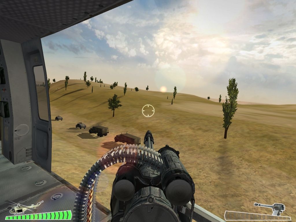 Terrorist Takedown (Windows) screenshot: In the first mission you have to clear the way for this convoy.