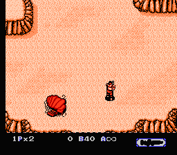 Heavy Barrel (NES) screenshot: Starting mission