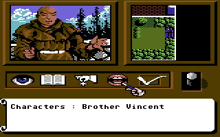 Tangled Tales (Commodore 64) screenshot: A monk.