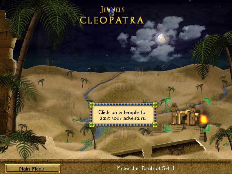 Jewels of Cleopatra (Windows) screenshot: The temples