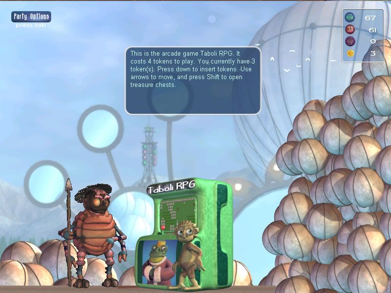 Iffermoon (Windows) screenshot: This is one of three arcade games.