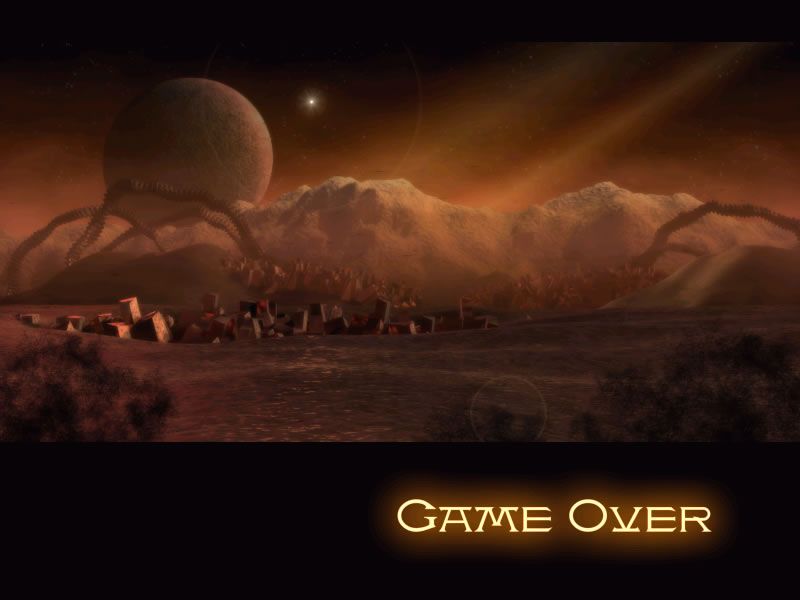 Iffermoon (Windows) screenshot: Game over