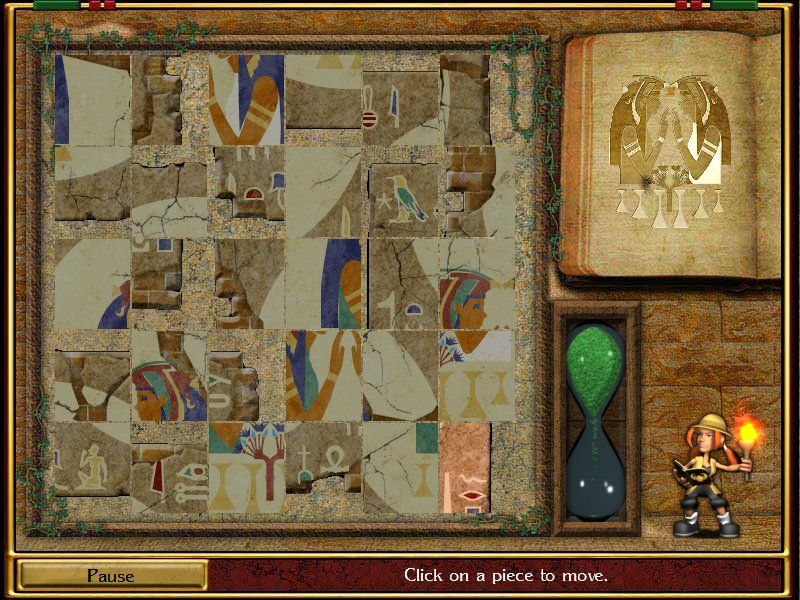 Jewels of Cleopatra (Windows) screenshot: Jigsaw