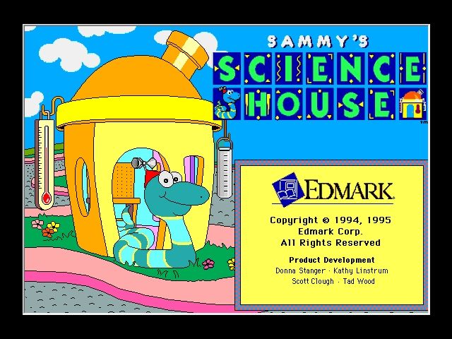 Sammy's Science House (Windows) screenshot: Title screen