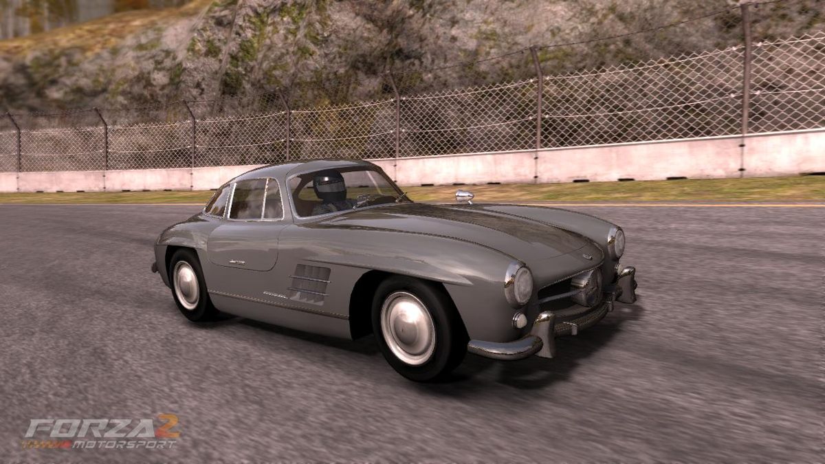 Forza Motorsport 2 (Xbox 360) screenshot: Truly a great classic: The Mercedes SL 300 Gullwing