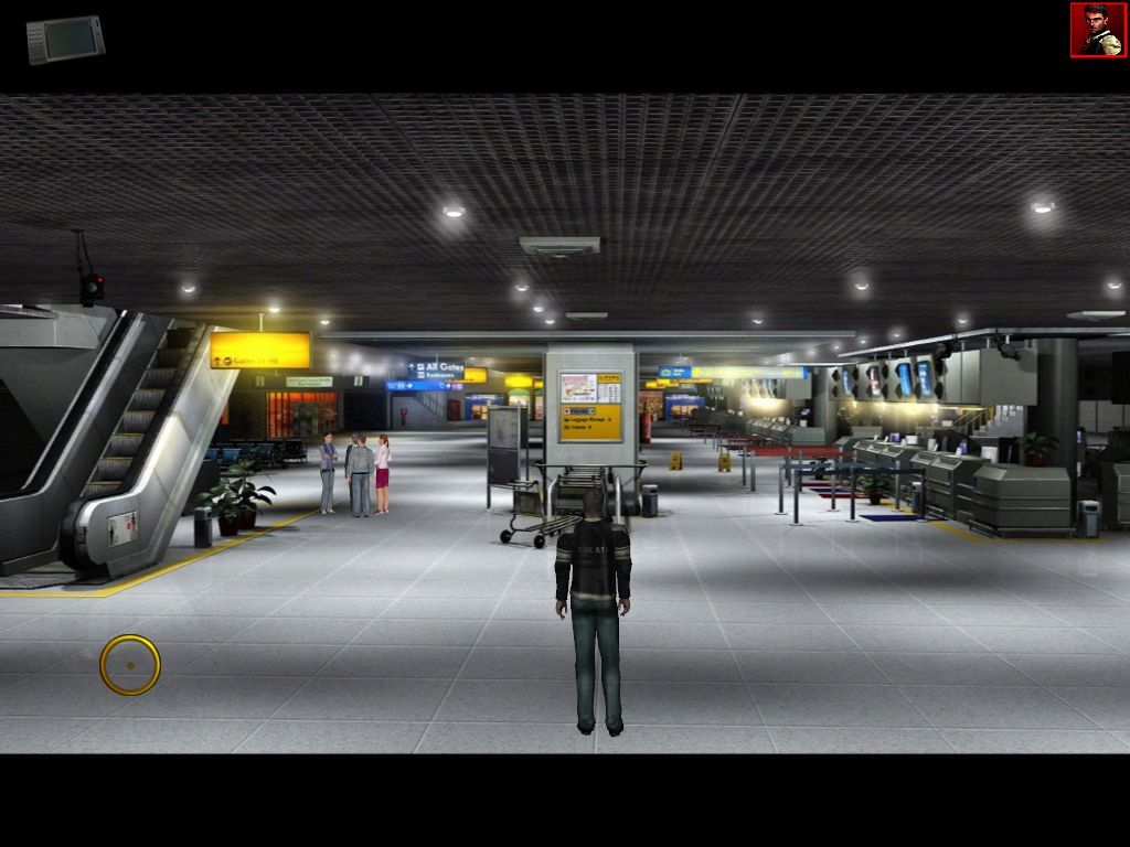Belief & Betrayal (Windows) screenshot: At the airport - does Heathrow really look like this?