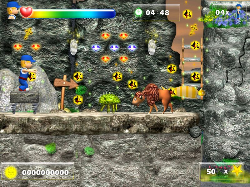 Jump Jack (Windows) screenshot: Stone world