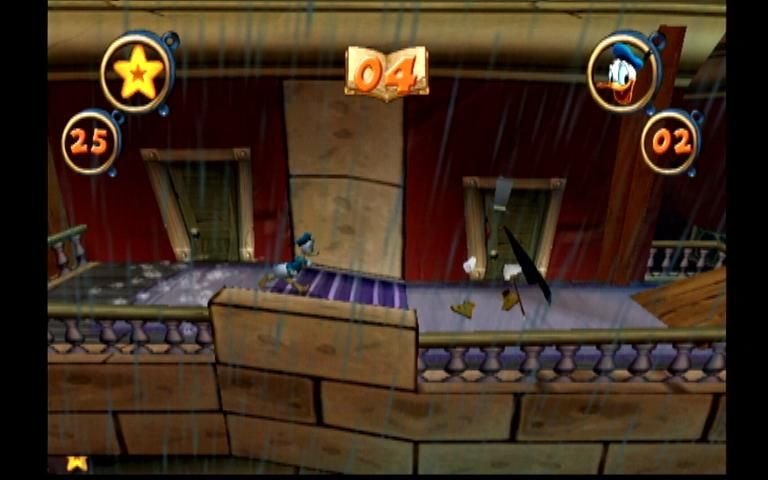 Disney's Donald Duck: Goin' Quackers (Dreamcast) screenshot: Haunted House