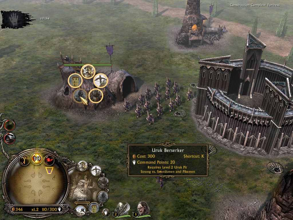 The Lord of the Rings: The Battle for Middle-earth II (Windows) screenshot: Different units have different weaknesses and strengths.