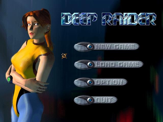 Deep Raider (Windows) screenshot: Main menu