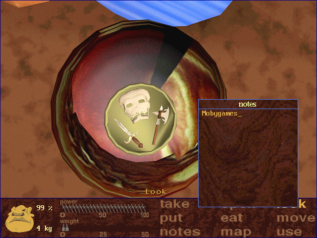 Dive: The Conquest of Silver Eye (DOS) screenshot: Amulet