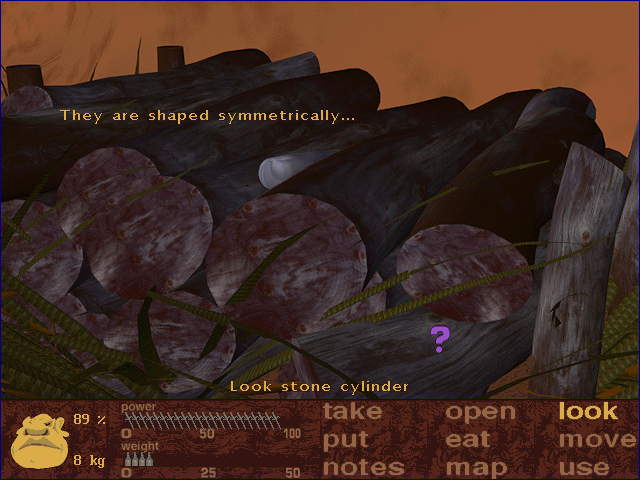Dive: The Conquest of Silver Eye (DOS) screenshot: Firewood