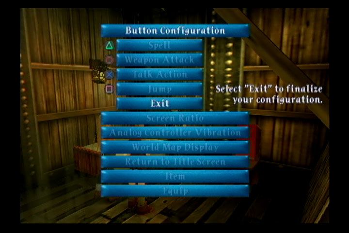 Orphen: Scion of Sorcery (PlayStation 2) screenshot: In-game menu