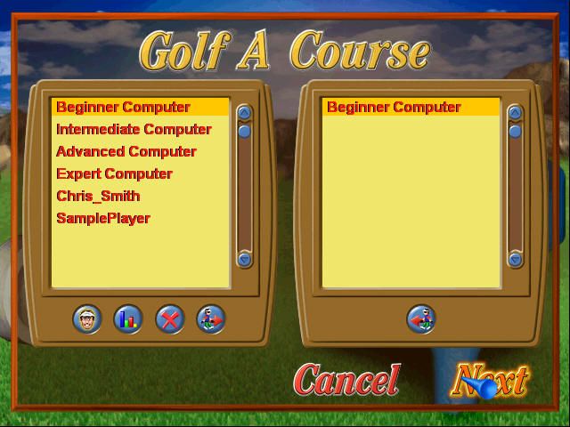 Golf Resort Tycoon II (Windows) screenshot: Golf a course