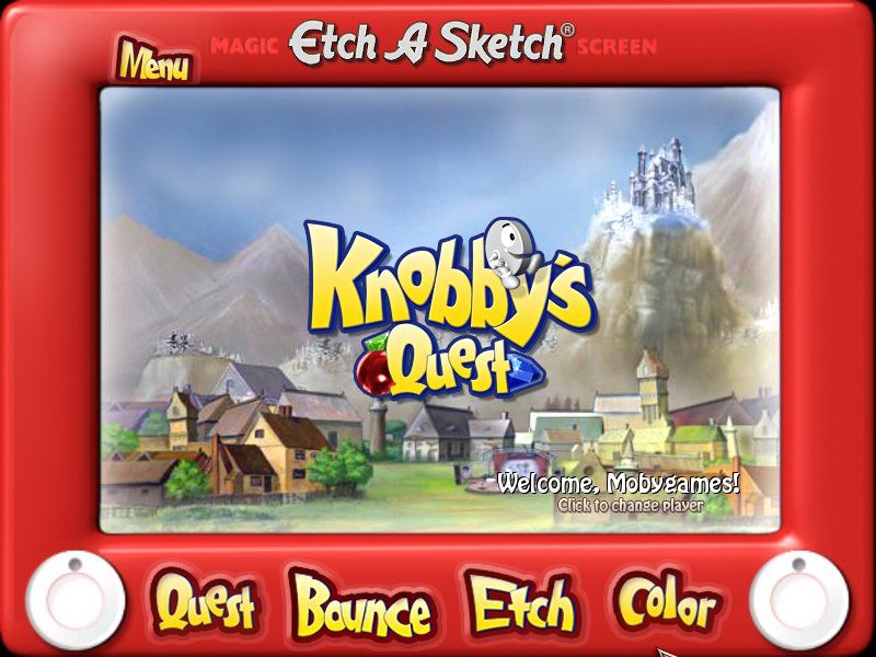 Etch A Sketch (Windows) screenshot: Main menu