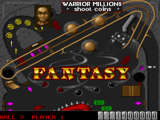 Silverball (DOS) screenshot: Fantasy