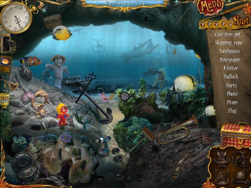 10 Days Under the Sea (Windows) screenshot: Secret grotto