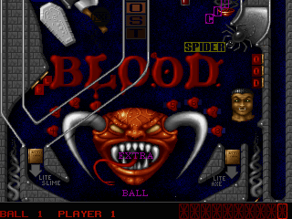 Silverball (DOS) screenshot: Blood