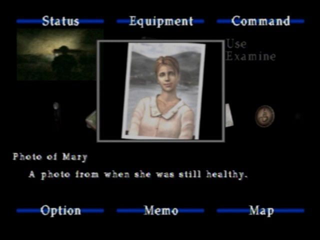 Silent Hill 2: Restless Dreams (PlayStation 2) screenshot: Browsing through the inventory