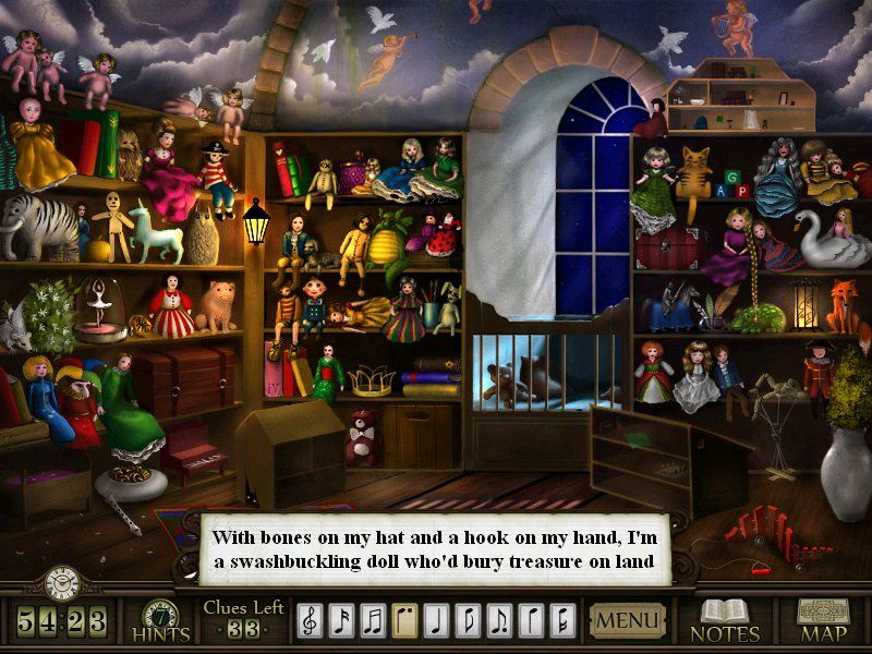 Forgotten Riddles: The Moonlight Sonatas (Windows) screenshot: Doll room