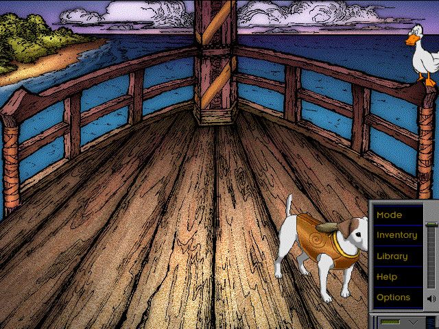 Wishbone and the Amazing Odyssey (Windows) screenshot: The menu